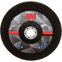Disque &agrave; lamelles &agrave; changement rapide 769F, 7" x 5/8"-11, Type 27, Grain 40+, Oxyde d'aluminium/C&eacute;ramique Duraquip Inc