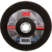 Disque &agrave; lamelles &agrave; changement rapide 769F, 7" x 7/8", Type 27, Grain 120+, Oxyde d'aluminium/C&eacute;ramique Duraquip Inc