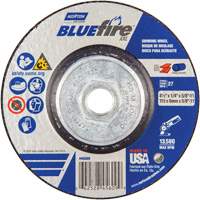 Meule XXL BlueFire, 4-1/2" x 1/4", Arbre 5/8", C&eacute;ramique d'alumine, Type 27 Duraquip Inc