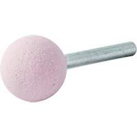 Meule mont&eacute;e vitrifi&eacute;e, A25, Oxyde d'aluminium, 1" dia., 1" lo, 80 Grain Duraquip Inc