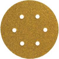 Gold Reserve A296 Paper H&L Vacuum Disc, 5" Dia., P80 Grit, Aluminum Oxide, C-Weight Duraquip Inc