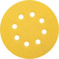 Gold Reserve A296 Paper H&L Vacuum Disc, 5" Dia., 120 Grit, Aluminum Oxide, C-Weight Duraquip Inc