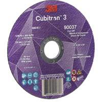 Meule &agrave; tronçonner Cubitron 3, 5" x 0,045", Arbre de 7/8", Type 1, C&eacute;ramique, 12250 Tr/min Duraquip Inc