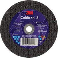 Meule &agrave; tronçonner Cubitron 3, 4" x 0,035", Arbre de 3/8", Type T1, C&eacute;ramique, 21000 Tr/min Duraquip Inc