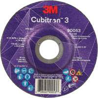 Cubitron 3 Cut-Off Wheel, 4-1/2" x 0.04", 7/8" Arbor, Type T27, Ceramic, 13300 RPM Duraquip Inc