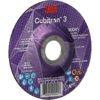 Meule &agrave; tronçonner Cubitron 3, 4-1/2" x 0,045", Arbre de 7/8", Type T27, C&eacute;ramique, 13 300 Tr/min Duraquip Inc