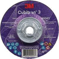 Meule &agrave; tronçonner Cubitron 3, 4-1/2" x 1/8", Arbre de 5/8"-11, Type T27, C&eacute;ramique, 13 300 Tr/min Duraquip Inc