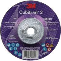 Meule &agrave; tronçonner Cubitron 3, 4-1/2" x 0,045", Arbre de 5/8"-11, Type T27, C&eacute;ramique, 13 300 Tr/min Duraquip Inc