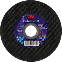Disque de coupe Cubitron 3, 5" x 9/32", Arbre de 3/8", Type 41 Duraquip Inc