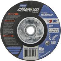 Disque combin&eacute; de meulage et tronçonnage Gemini XXL, 4-1/2" x 1/8", Arbre de 5/8"-11, Type 27, Oxyde d'aluminium Duraquip Inc