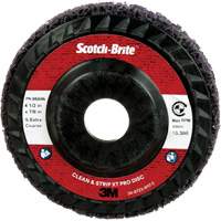 Scotch-Brite Clean and Strip XT Pro Disc XO-DC, 4-1/2" Dia., Extra Coarse Grit, Silicon Carbide Duraquip Inc