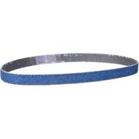 Courroie pour ponceuse BlueFire, 3/8" la x 13" lo, Alumine de zirconium, Grain 60 Duraquip Inc