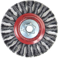 Roue compl&egrave;te de c&acirc;ble de torsion, Dia. 4", Fils 0,02", Arbre 5/8"-11, Acier Duraquip Inc