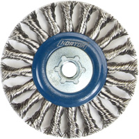 Roue compl&egrave;te de c&acirc;ble de torsion, Dia. 4", Fils 0,02", Arbre 5/8"-11, Acier inoxydable Duraquip Inc