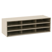 Organisateurs de donn&eacute;es, Stationnaire, 15 fentes, Acier, 33-3/4" la x 11 5/8" p x 17 3/4" h Duraquip Inc