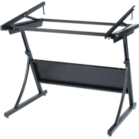 PlanMaster Height-Adjustable Drafting Table, 43" W x 29-1/2" - 37-1/2" H, Black Duraquip Inc