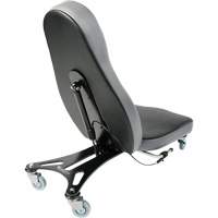 Flex 2 Ergonomic Chair, Vinyl, Black Duraquip Inc