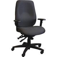 Chaises ergonomiques Cierra , Tissu, Noir, Capacit&eacute; 275 lb Duraquip Inc