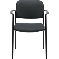 Stacking Chairs, Fabric, 32" High, 300 lbs. Capacity, Charcoal Duraquip Inc