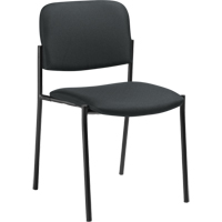 Chaises sans accoudoirs empilables, Tissu, Hauteur 32", Capacit&eacute; 300 lb, Charbon Duraquip Inc