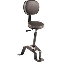 Chaise ergonomique assis-debout TA 300<sup>MC</sup>, Vinyle, Noir OP499 | Duraquip Inc