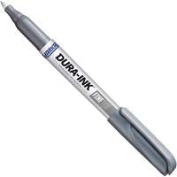 Dura-Ink&reg; #15 Permanent Marker, Silver, Fine Tip Duraquip Inc