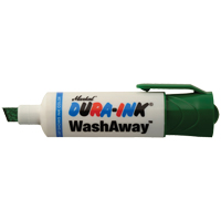 Dura-Ink&reg; WashAway Ink Marker, Green, Chisel Tip Duraquip Inc