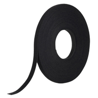 One-Wrap&reg; Fastener Tape, Hook & Loop, 25 yds x 1/2", Self-Grip, Black Duraquip Inc