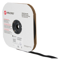 Fastener Tape, Loop, 25 yds x 3/4", Sew-On, Black Duraquip Inc