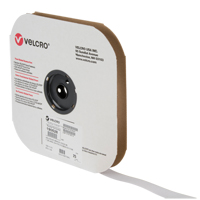 Fastener Tape, Hook, 25 yds x 1", Sew-On, White Duraquip Inc