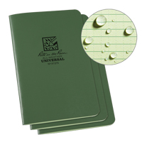 Notebook, Soft Cover, Green, 48 Pages, 4-5/8" W x 7" L Duraquip Inc