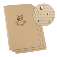 Notebook, Soft Cover, Tan, 48 Pages, 4-5/8" W x 7" L Duraquip Inc