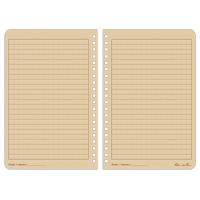 Side-Spiral Notebook, Soft Cover, Tan, 64 Pages, 4-5/8" W x 7" L Duraquip Inc