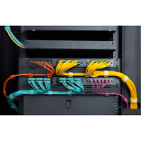 Ruban pour gestion des câbles One-Wrap<sup>MD</sup>, Boucle et crochet, 25 vg x 3/4", Auto-aggripant, Aqua OQ537 | Duraquip Inc