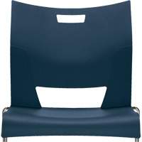 Chaise de formation sans bras Duet<sup>MC</sup>, Plastique, Hauteur 33-1/4", Capacité 350 lb, Bleu OQ781 | Duraquip Inc