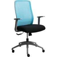 Chaise de bureau ajustable série Era<sup>MC</sup>, Tissu/Mailles, Bleu, Capacité 275 lb OQ967 | Duraquip Inc