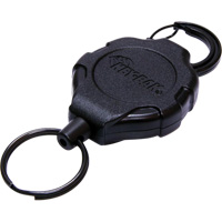 Porte-clés à cliquet verrouillable, Plastique, Câble 48", Fixation Mousqueton OR220 | Duraquip Inc