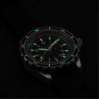 Grande montre automatique de plong&eacute;e, Num&eacute;rique, &agrave; piles, 41 mm, Noir Duraquip Inc