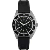 Montre Steel Navigator sur ensemble bracelet en caoutchouc noir de trois morceaux, Num&eacute;rique, &agrave; piles, 41 mm, Noir Duraquip Inc
