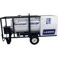 Foreman&reg; 500 Indirect-fired Portable Heater, Radiant Heat, Natural Gas, 500000 BTU/H Duraquip Inc