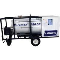 Foreman&reg; 750 Indirect-fired Portable Heater, Radiant Heat, Natural Gas, 750000 BTU/H Duraquip Inc