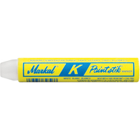 M Paintstik&reg; Paint Marker for Heat Treating, Solid Stick, White Duraquip Inc