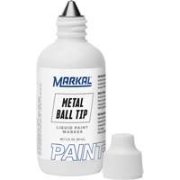 Paint-Riter&reg; Metal Ball Tip, Liquid, White Duraquip Inc