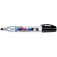 Dura-Ink&reg; Markers - #25 Felt-Tip, Chisel, Black Duraquip Inc