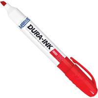 Dura-Ink&reg; Marker #55, Red, Chisel Tip Duraquip Inc