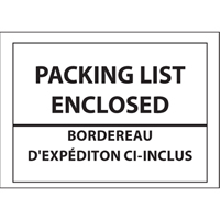 Pochettes pour bordereau d'expédition, 4" lo x 5" la, Style Insertion par l'arrière PB244 | Duraquip Inc