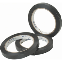 Black General Purpose Strapping Tape, 2.7 mils Thick, 12 mm (47/100") x 54.864 m (180')  Duraquip Inc