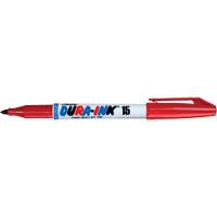 Marqueurs Dura-Ink - no 15, Fin, Rouge Duraquip Inc
