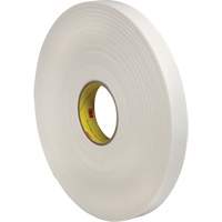 Double-Coated Foam Tape, 66 m (216') L x 18 mm (3/4") W, 60 lbs., Polyethylene Duraquip Inc