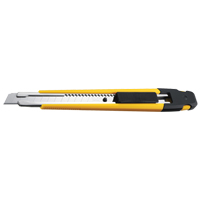 Precision Knife with Pocket Clip, 9 mm, Silver, Rubber Handle Duraquip Inc